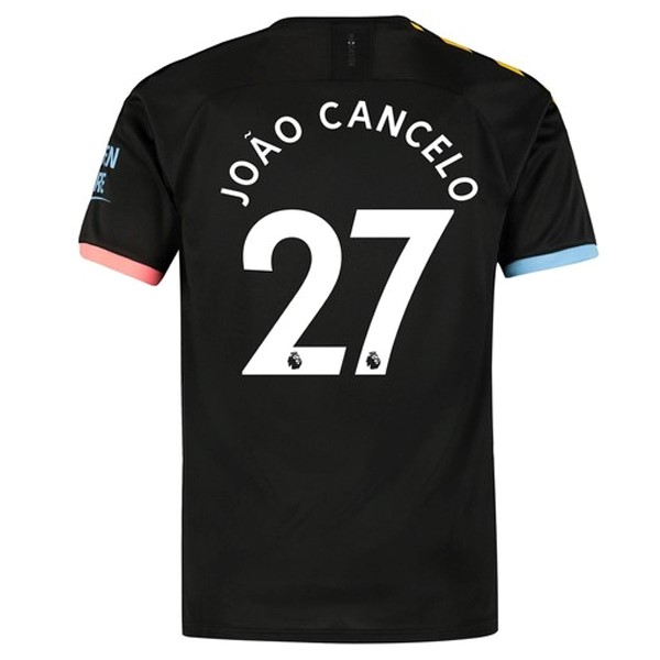 Maillot Football Manchester City NO.27 Cancelo Exterieur 2019-20 Noir